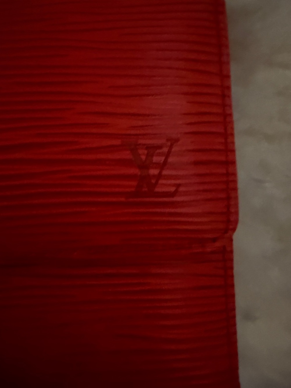 Louis Vuitton Red Epi Leather Wallet - Picture 2 of 6